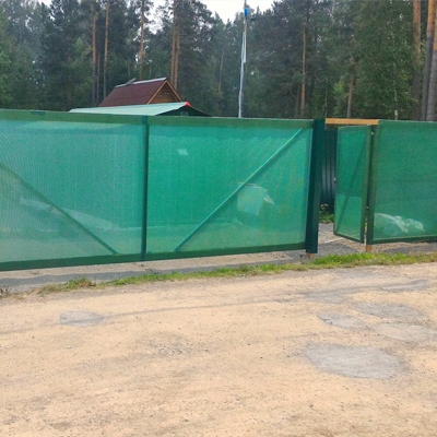 Забор из строительной сетки своими руками (75 фото)